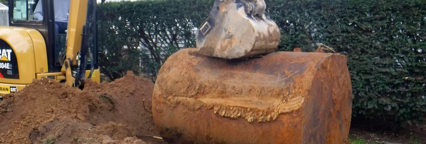 Locate & Remove Buried Oil Tanks Safely Locate & Remove Buried Oil Tanks Safely